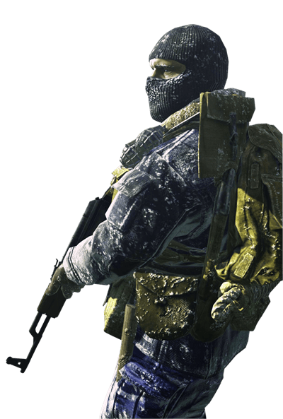 Un soldado en el juego Call Of Duty